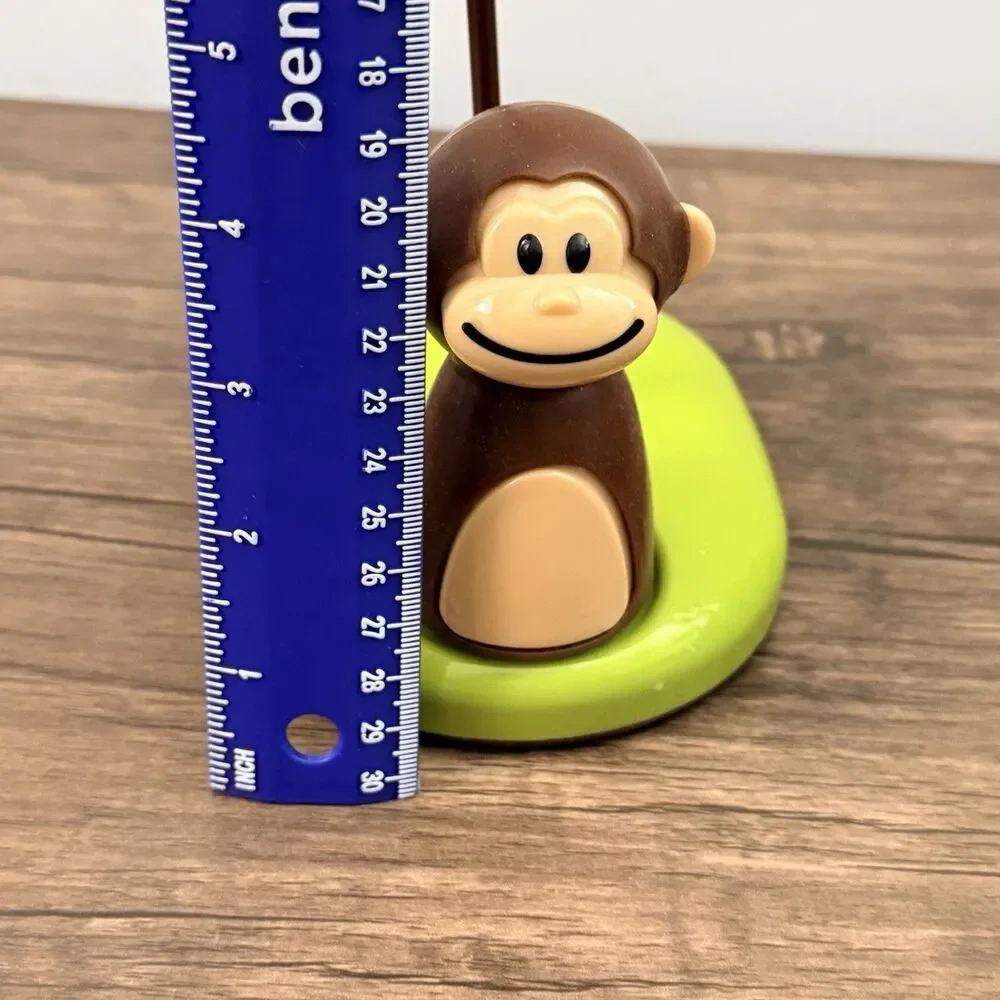 Joie Monkey Banana Tree Holder, Countertop Fruit Hanger with Secure Black
